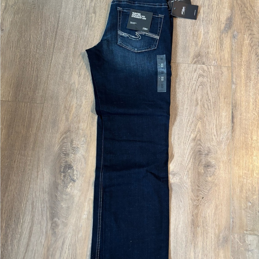 Silver Jeans Men's Deep Indigo Slim Straight Jeans